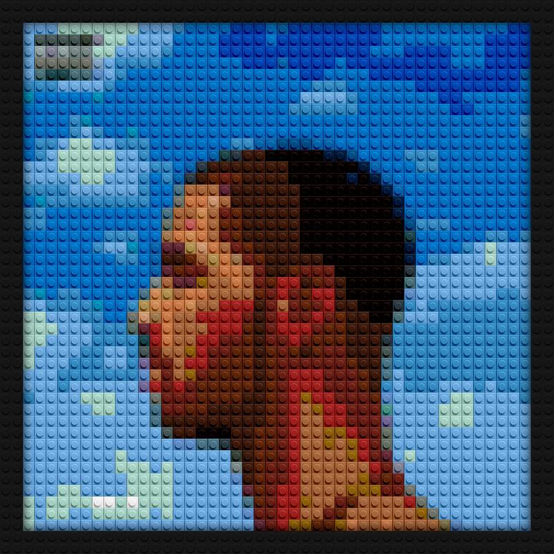 DRAKE Nothing Was The Same Deluxe block mosaic design | Compatible with LEGO-style bricks | Pixel Brick Art