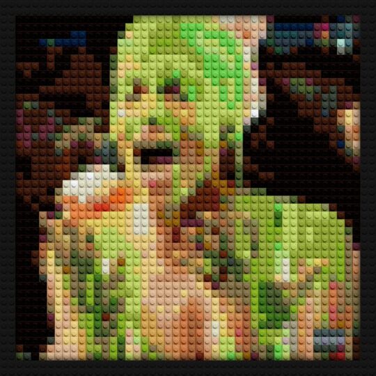 Drake SZA Slime You Out pixel-style bricks | Compatible with LEGO-style bricks | Pixel Brick Art