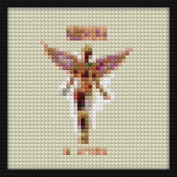 In Utero Album by Nirvana handmade brick mosaics