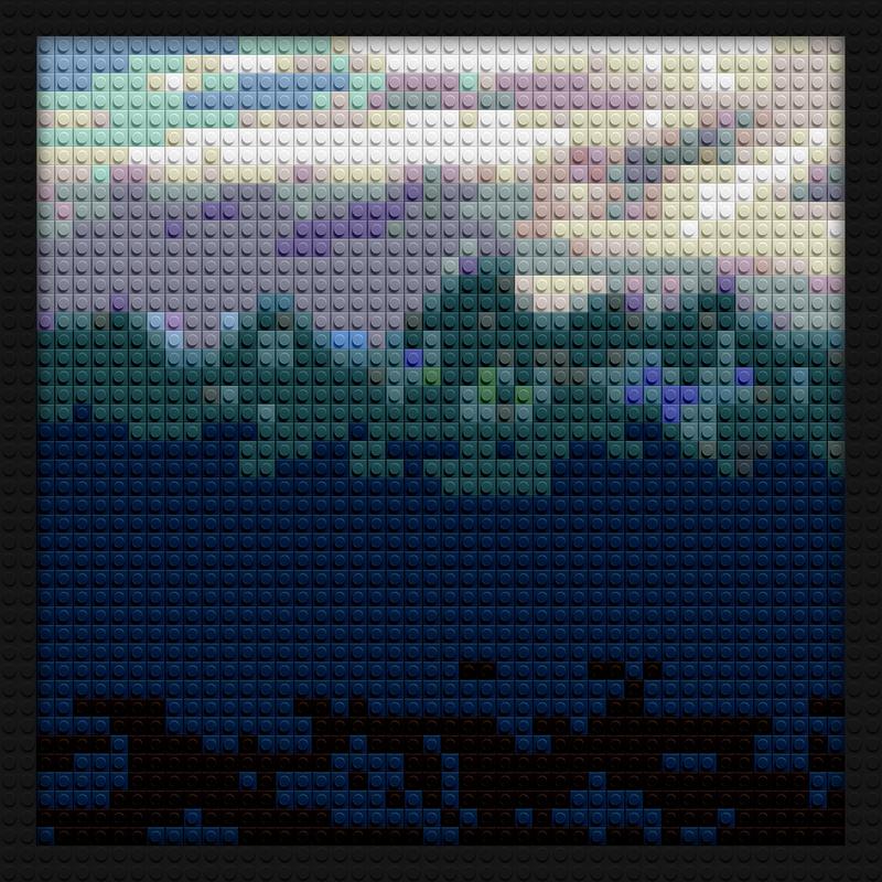 Kanye I Hate being bipolar its awesome pixel-style bricks | Compatible with LEGO-style bricks | Pixel Brick Art