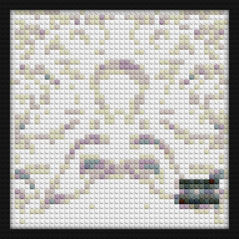 Kanye West Good Music Cruel Summer lego style diy wall decor | Compatible with LEGO-style bricks | Pixel Brick Art