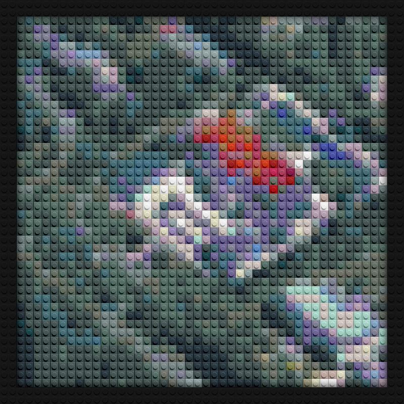 Kendrick Lamar Not Like Us brick based pixel art | Compatible with LEGO-style bricks | Pixel Brick Art