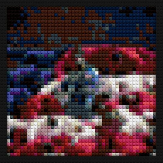 Kendrick Lamar Superbowl pixel-style bricks | Compatible with LEGO-style bricks | Pixel Brick Art