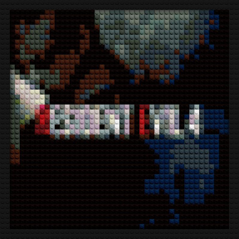 Resident Evil 4 creative brick wall decor | Compatible with LEGO-style bricks | Pixel Brick Art