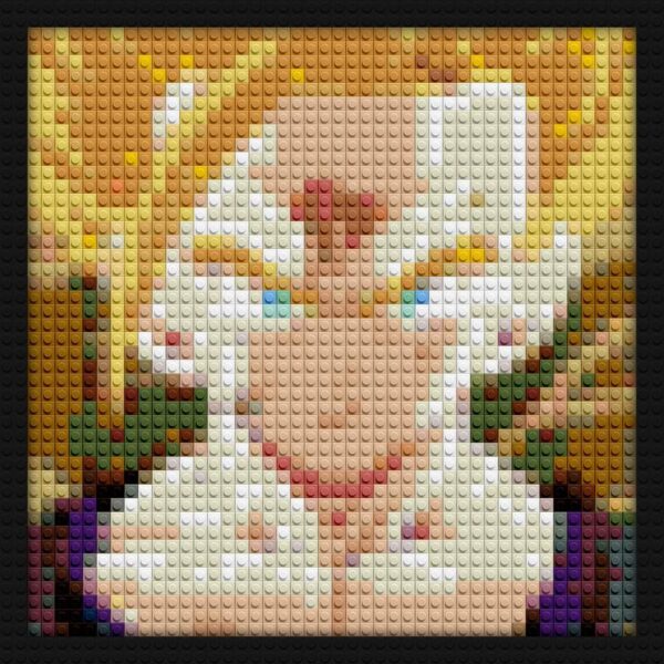 SanGohan SSJ2 building brick art