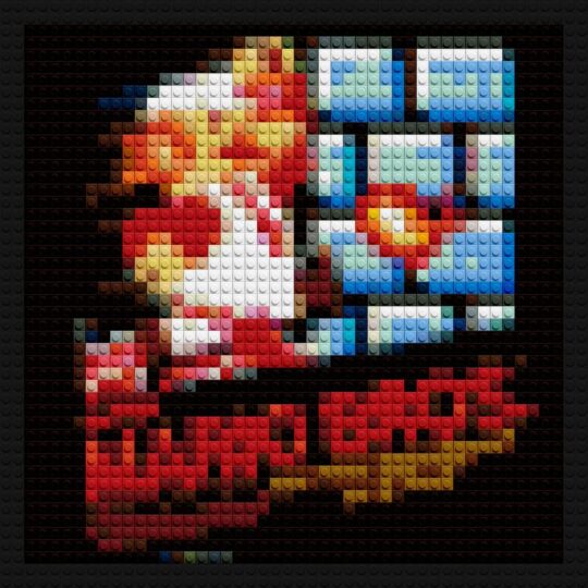 Super Mario Bross brick-inspired artwork | Compatible with LEGO-style bricks | Pixel Brick Art