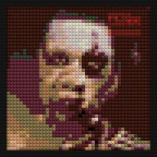 TA1300 Denzel Curry Album diy pop culture bricks | Compatible with LEGO-style bricks | Pixel Brick Art