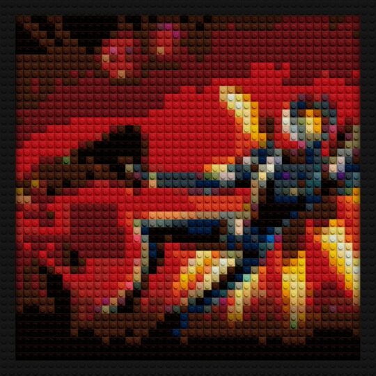 ULTRAKILL Game brick painting kits | Compatible with LEGO-style bricks | Pixel Brick Art