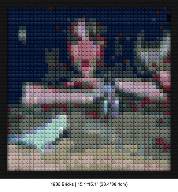Big Thief band LEGO-compatible mosaic kits | Compatible with LEGO-style bricks | Pixel Brick Art