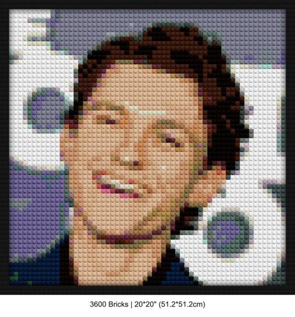 Spider-Man brick wall art | Compatible with LEGO-style bricks | Pixel Brick Art