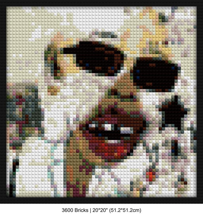 Igor album art brick-based pixel art | Compatible with LEGO-style bricks | Pixel Brick Art