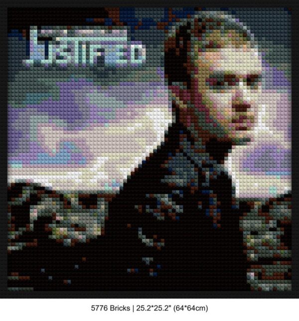 pop music brick-inspired artwork | Compatible with LEGO-style bricks | Pixel Brick Art
