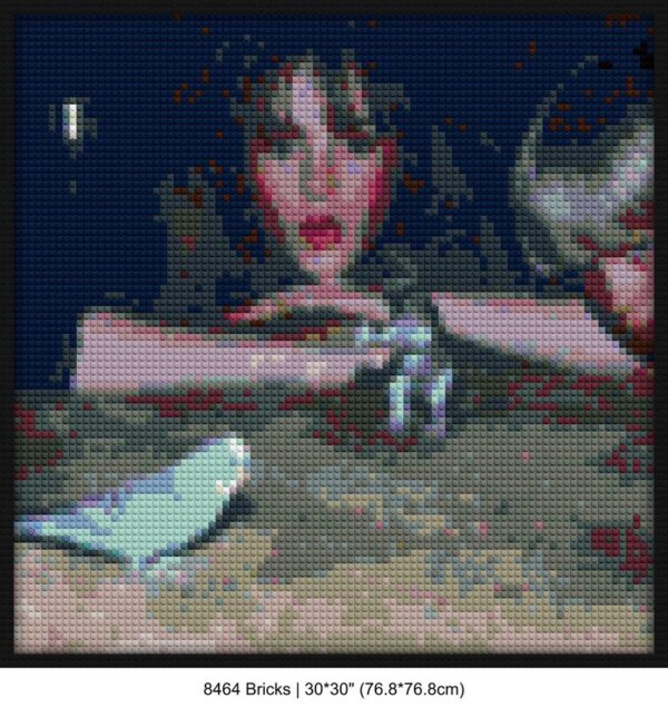album cover art LEGO-compatible mosaic kits | Compatible with LEGO-style bricks | Pixel Brick Art