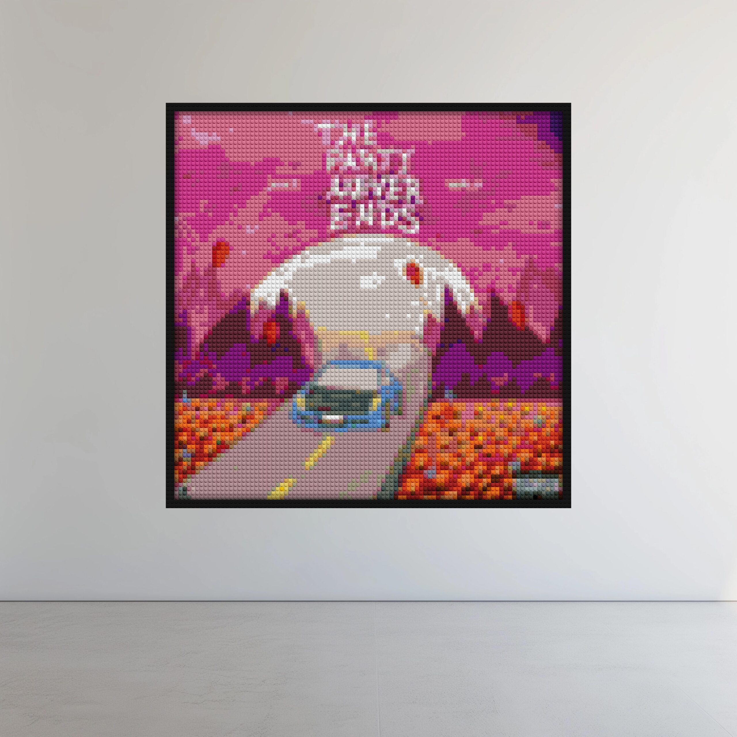 Juice WRLD The Party Never Ends custom interlocking brick mosaic wall art | Compatible with LEGO-style bricks | Pixel Brick Art