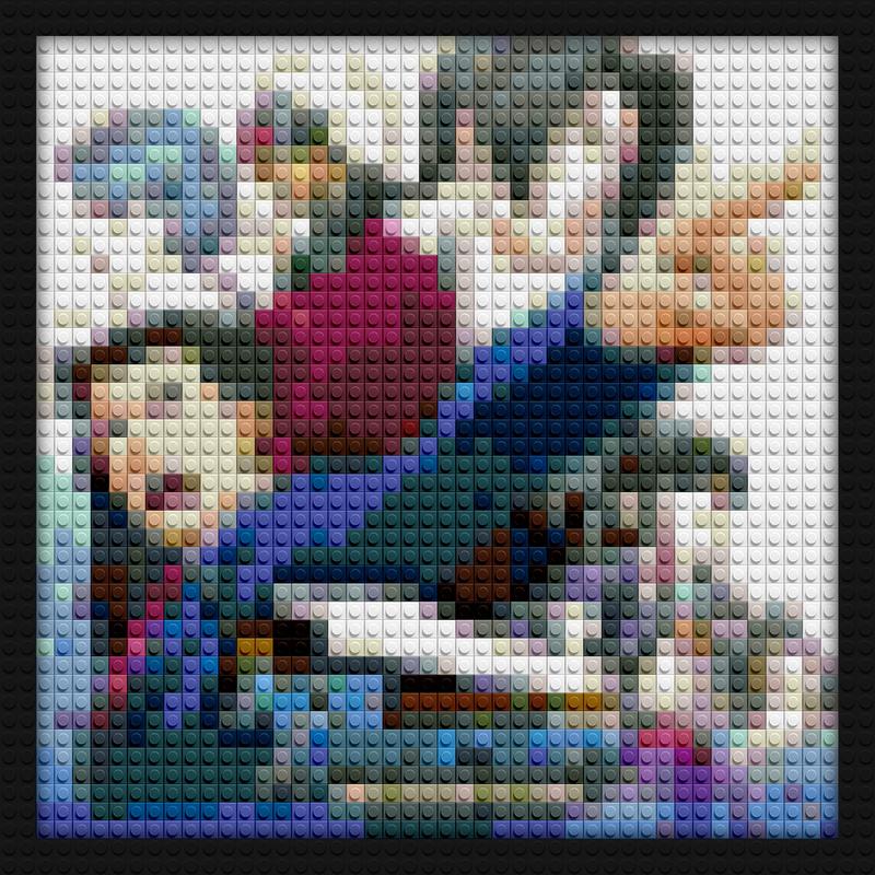 Phoenix Wright Ace Attorney diy pop culture bricks | Compatible with LEGO-style bricks | Pixel Brick Art