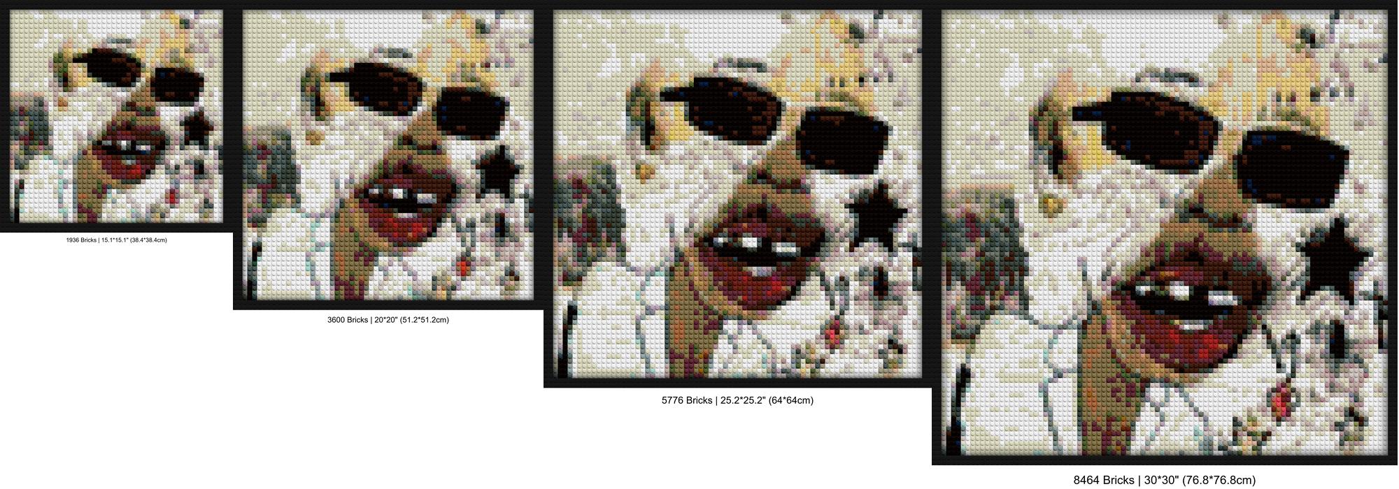 "Igor Vinyl Art Frame by Tyler The Creator - Unique Design" brick mosaic art | Compatible with LEGO-style bricks | Pixel Brick Art