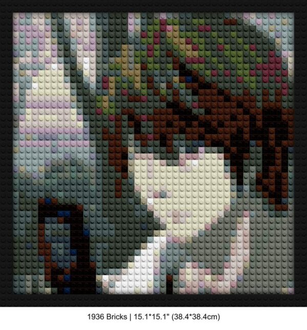 Death Note merchandise building brick art | Compatible with LEGO-style bricks | Pixel Brick Art