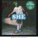 Tyler The Creator pixel-style bricks