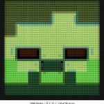 Zombie building brick art