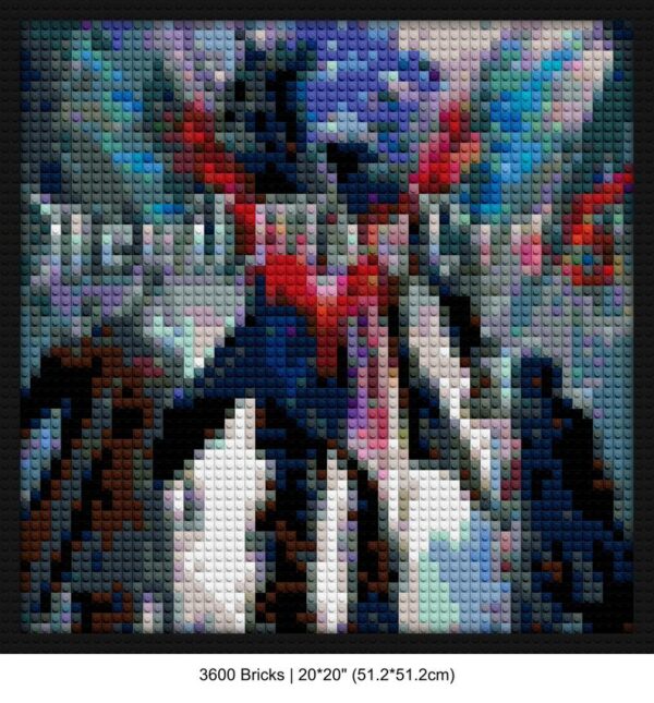 video game art retro pixel brick art | Compatible with LEGO-style bricks | Pixel Brick Art