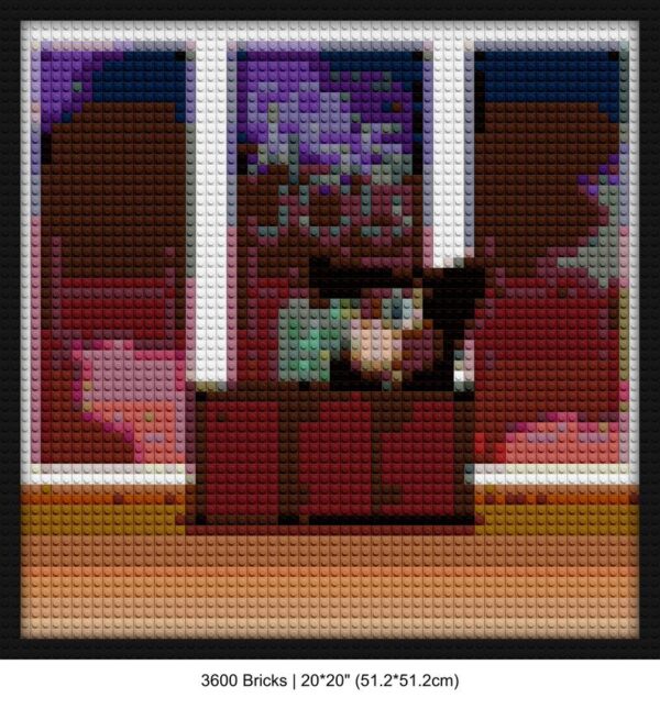 Good Ass Job album LEGO-style DIY wall decor | Compatible with LEGO-style bricks | Pixel Brick Art