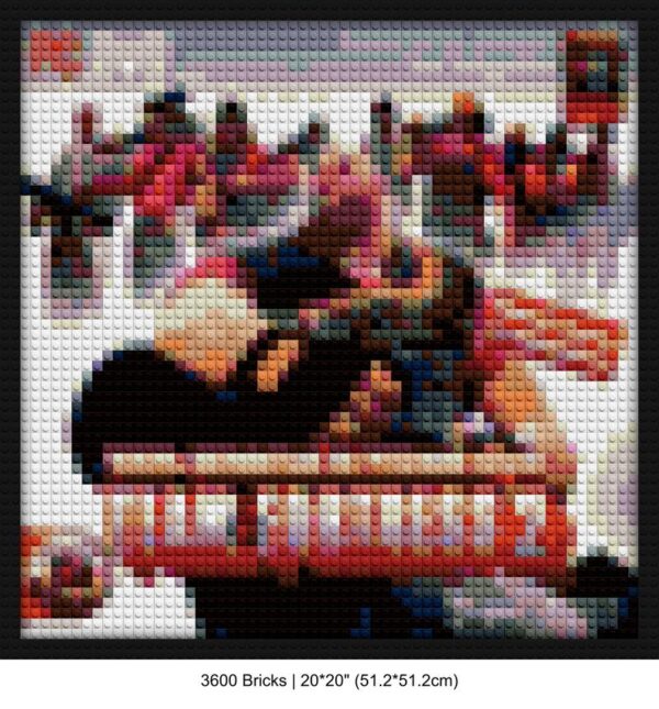 Valve games pixel-style bricks | Compatible with LEGO-style bricks | Pixel Brick Art