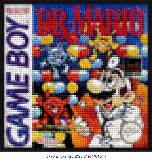 pixel art DIY pop culture bricks | Compatible with LEGO-style bricks | Pixel Brick Art