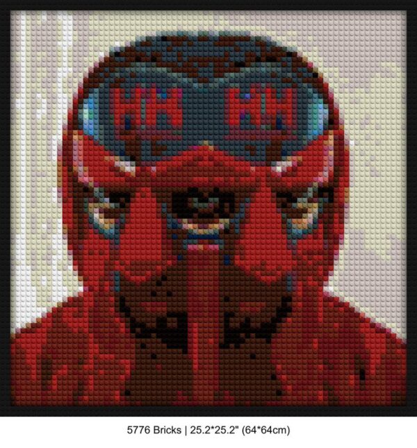 Music Album Design pixel-style bricks | Compatible with LEGO-style bricks | Pixel Brick Art