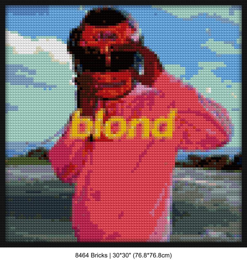 pop culture wall art pixel-style bricks | Compatible with LEGO-style bricks | Pixel Brick Art