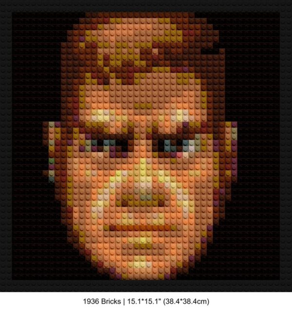 Doom game art DIY interlocking bricks | Compatible with LEGO-style bricks | Pixel Brick Art