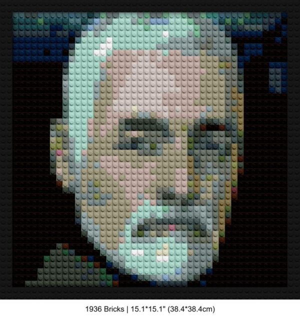 Half-Life 2 brick wall art | Compatible with LEGO-style bricks | Pixel Brick Art