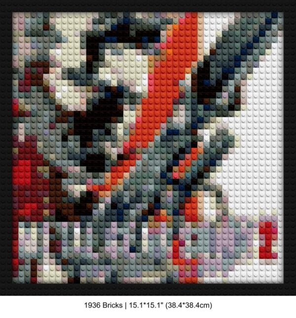 Metal Gear Solid 2 handmade brick mosaics | Compatible with LEGO-style bricks | Pixel Brick Art