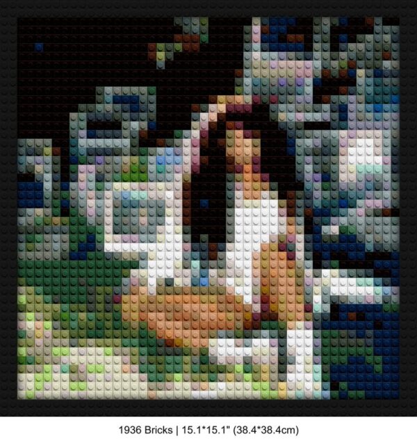 SZA CTRL album LEGO-compatible mosaic kits | Compatible with LEGO-style bricks | Pixel Brick Art