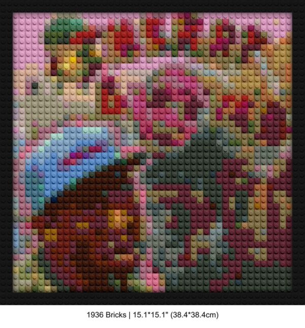 Tyler The Creator pixel brick art | Compatible with LEGO-style bricks | Pixel Brick Art
