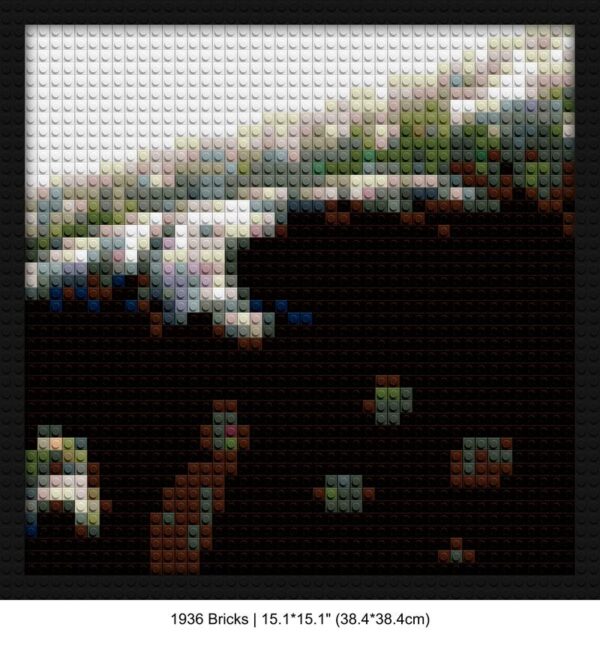 d4vd music LEGO-style bricks art | Compatible with LEGO-style bricks | Pixel Brick Art