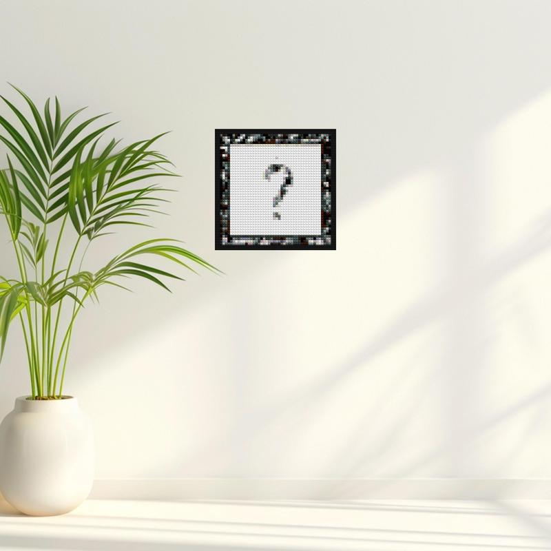 "XXXTentacion Album-Inspired Wall Art Frame" LEGO-compatible mosaic kits | Compatible with LEGO-style bricks | Pixel Brick Art
