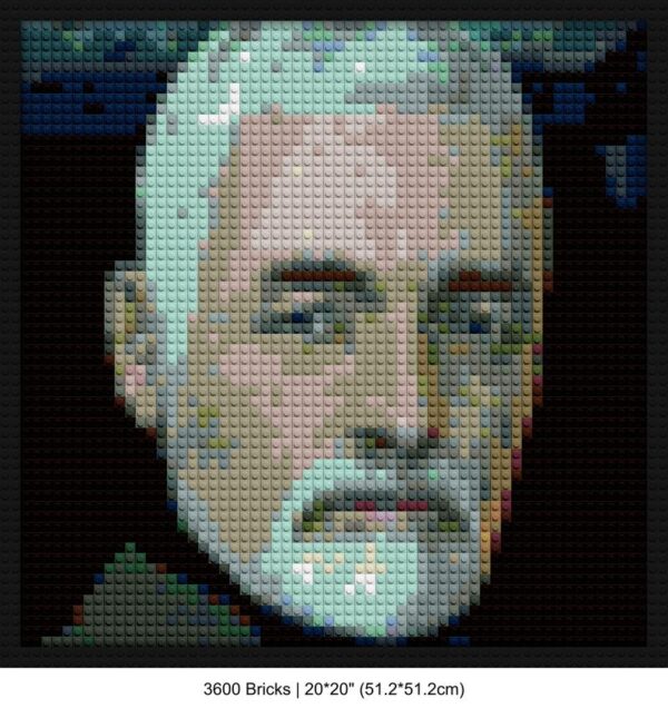 video game art custom brick canvas | Compatible with LEGO-style bricks | Pixel Brick Art