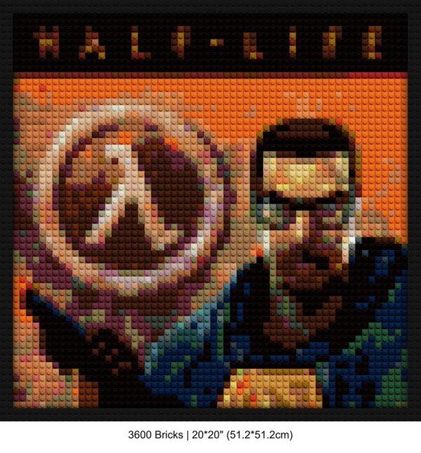 video game decor LEGO-style DIY wall decor | Compatible with LEGO-style bricks | Pixel Brick Art