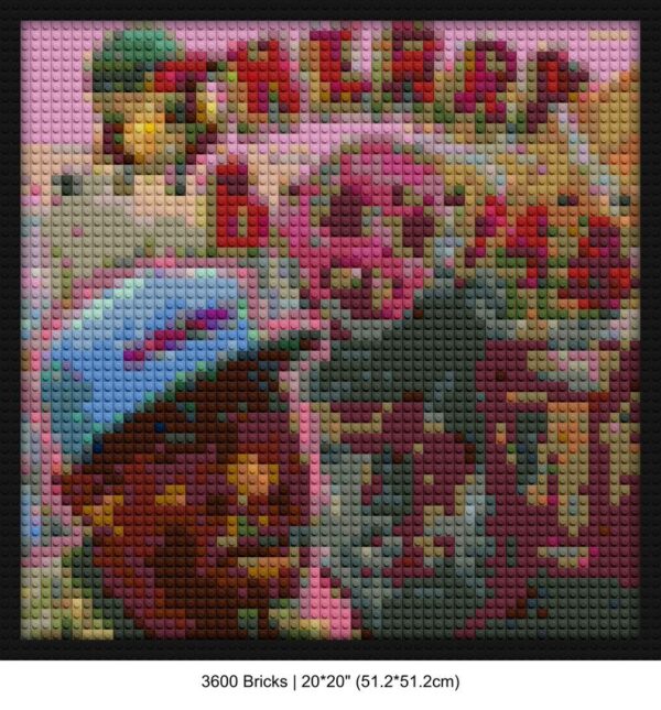 Hip Hop Art LEGO-compatible mosaic kits | Compatible with LEGO-style bricks | Pixel Brick Art