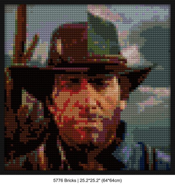 video game art block mosaic design | Compatible with LEGO-style bricks | Pixel Brick Art