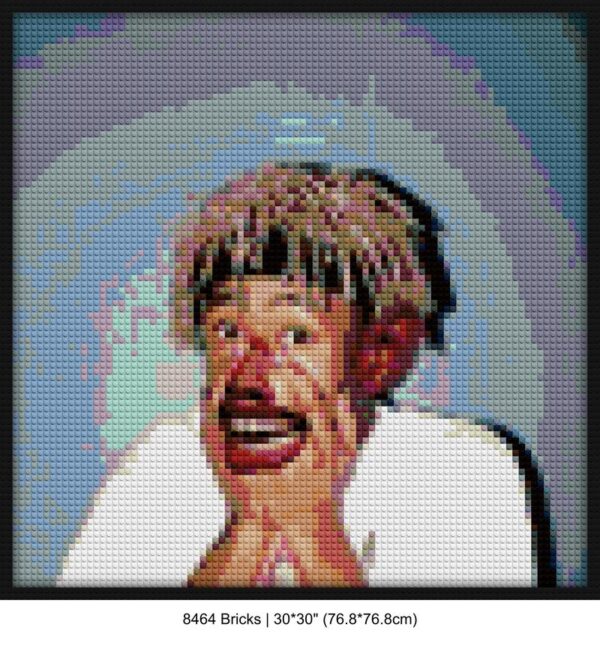 hip-hop culture pixel-style bricks | Compatible with LEGO-style bricks | Pixel Brick Art