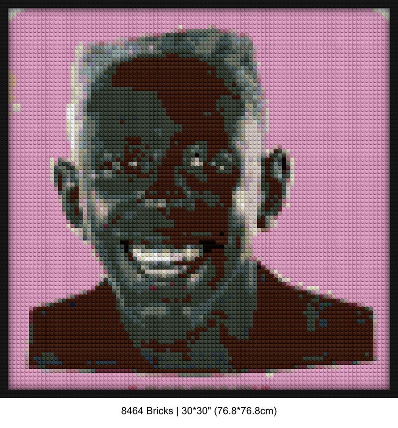 Music Album Crafts custom brick canvas | Compatible with LEGO-style bricks | Pixel Brick Art