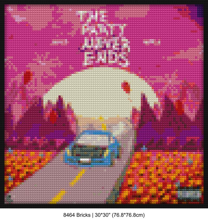 Rap Music Fans creative brick wall decor | Compatible with LEGO-style bricks | Pixel Brick Art