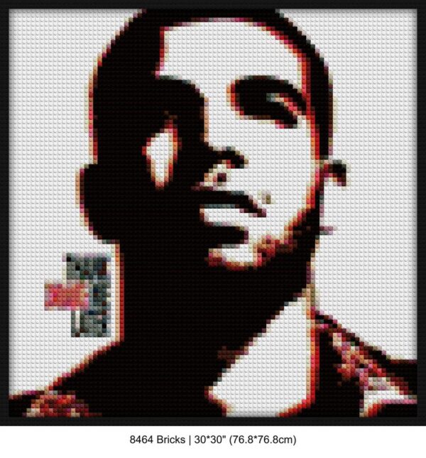 Thank Me Later memorabilia DIY brick mosaic | Compatible with LEGO-style bricks | Pixel Brick Art