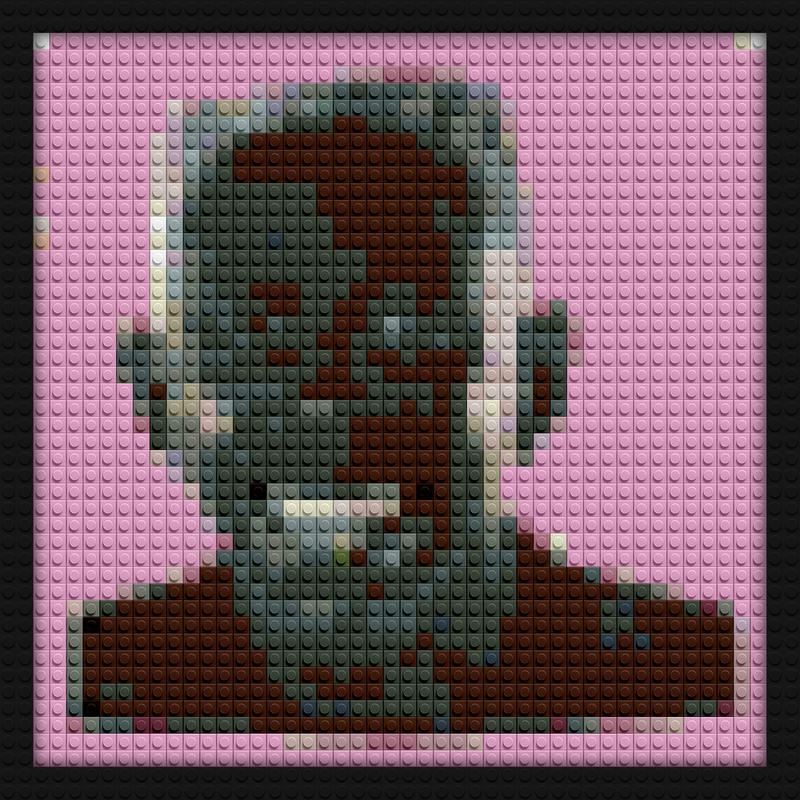 Igor Tyler The Creator Album Cover brick painting kits | Compatible with LEGO-style bricks | Pixel Brick Art