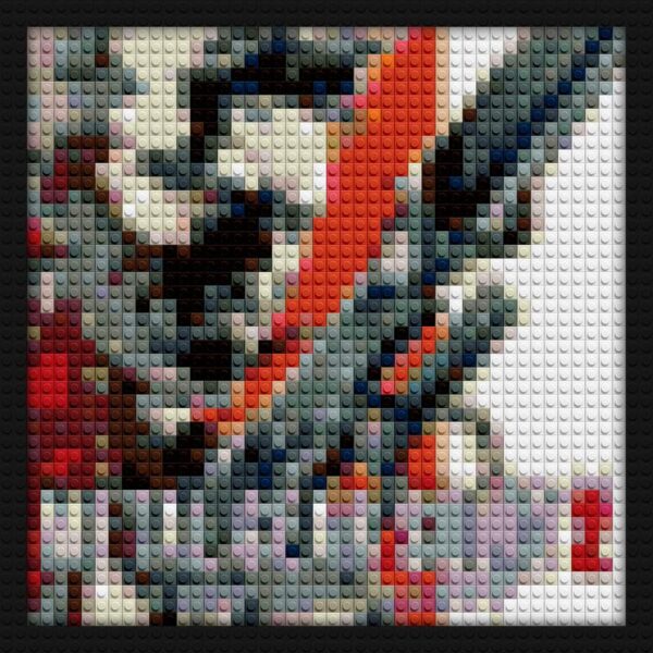 Metal Gear Solid 2 brick painting kits | Compatible with LEGO-style bricks | Pixel Brick Art