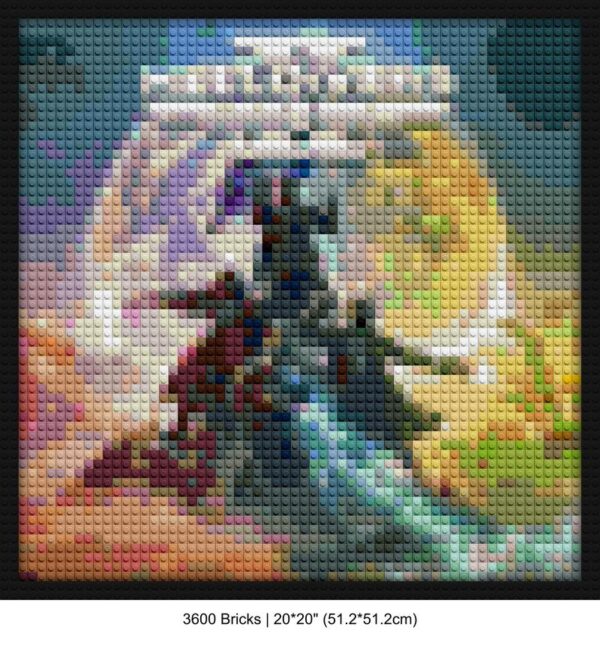 Video Game Art brick-based pixel art | Compatible with LEGO-style bricks | Pixel Brick Art