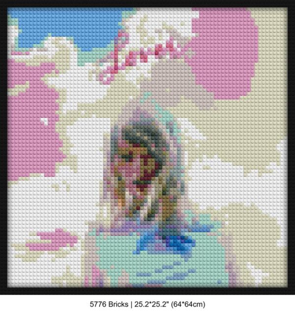 Pixel Art interlocking brick mosaic | Compatible with LEGO-style bricks | Pixel Brick Art