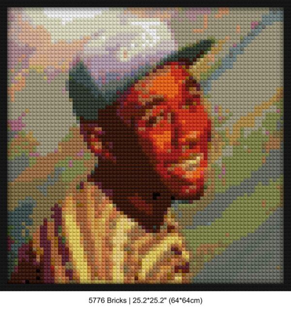 Musician Lego Art pixel brick art | Compatible with LEGO-style bricks | Pixel Brick Art