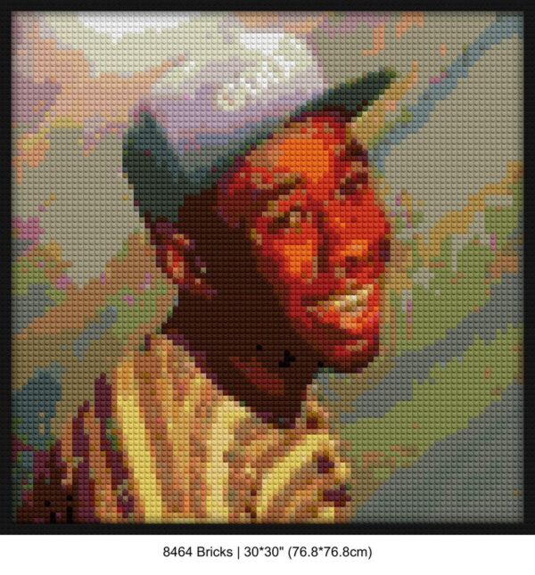 Odd Future brick-building wall art | Compatible with LEGO-style bricks | Pixel Brick Art
